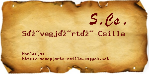 Sövegjártó Csilla névjegykártya